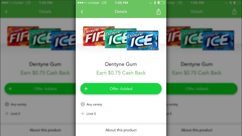 Checkout 51 reward screen