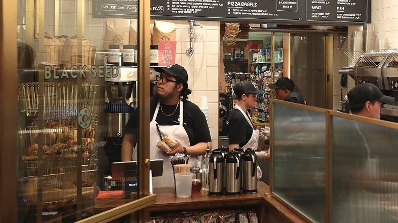 Black Seed Bagels interior