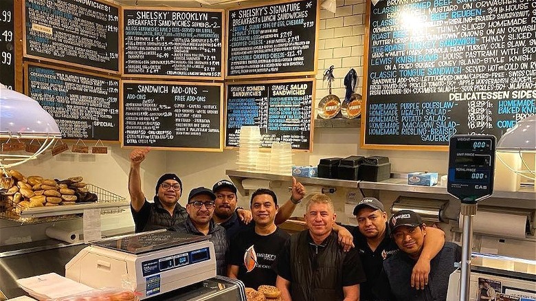 Shelsky's interior and menu