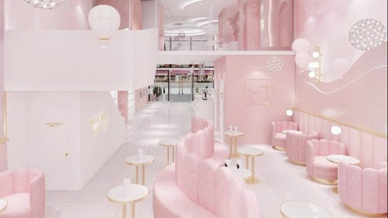 MTea pink interior