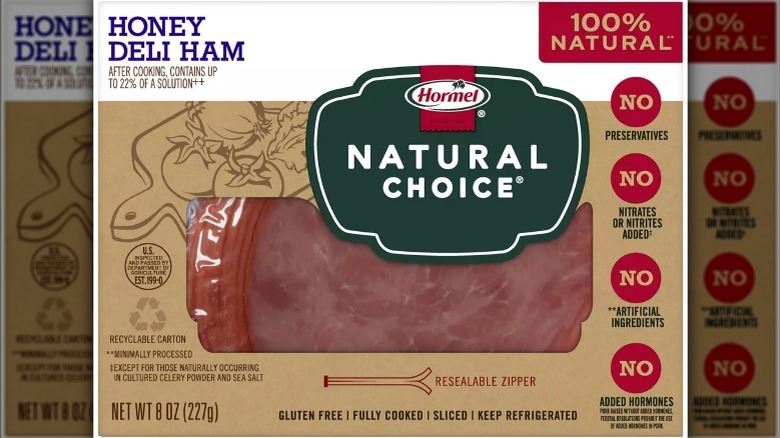 Hormel deli ham in package
