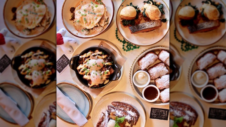 Buttermilk & Bourbon brunch spread