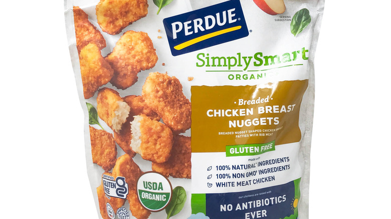 Perdue gluten free chicken nuggets white background