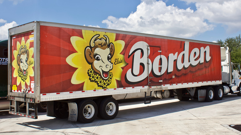 Borden Dairy truck