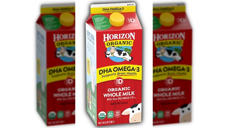 Horizon Organic milk