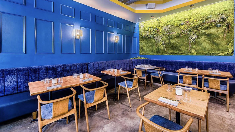 Bresca restaurant dining area