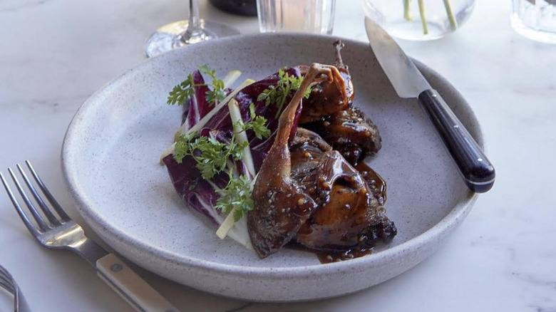 Lutece Beaver Creek Quail dish