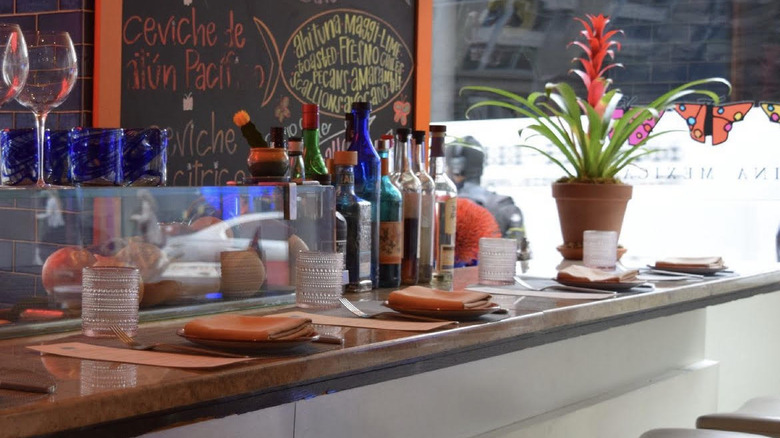 Oyamel restaurant bar