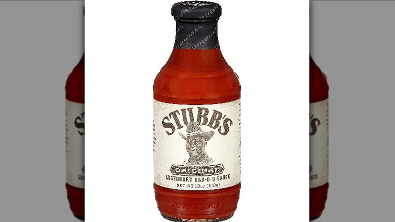 One bottle of Stubb's BBQ Sauce