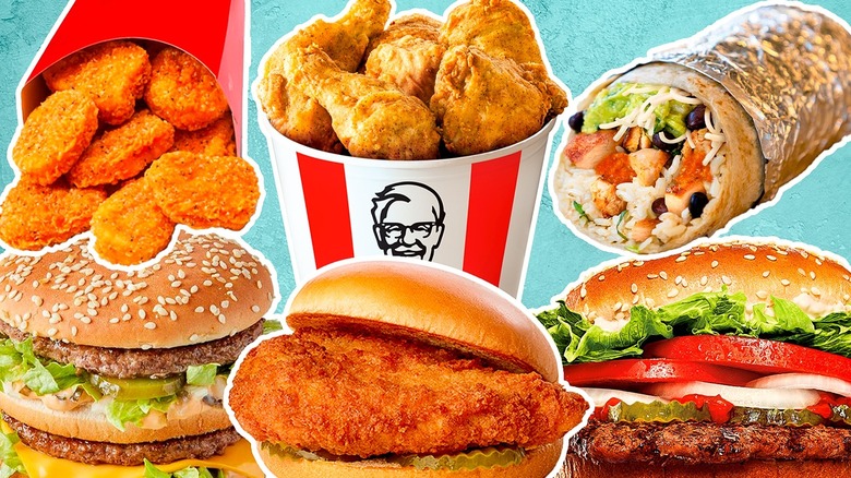 The 15 Most Ordered Fast Food Items From Popular Chains
