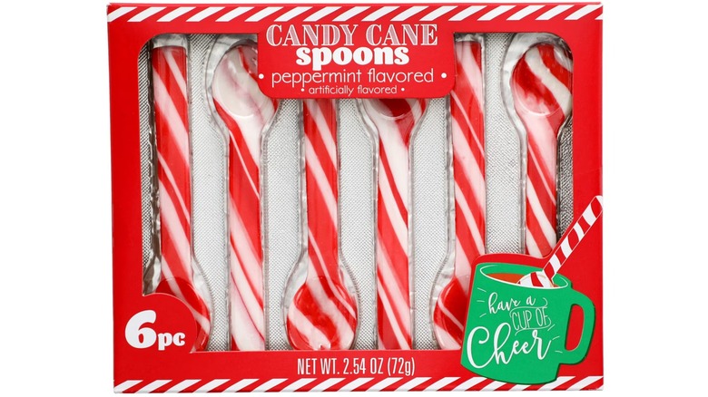 Product image of Peppermint Flavored Candy Cane Spoons