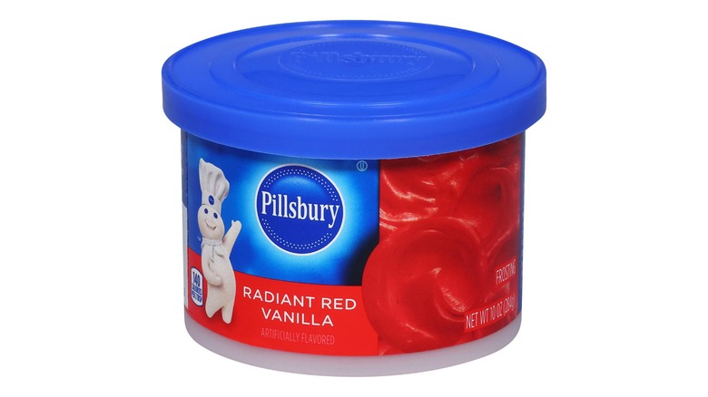 Product image of Pillsbury Radiant Red Vanilla Frosting Tub