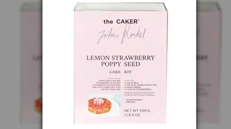 Caker Lemon Strawberry Poppy Seed Cake Mix