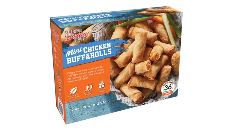 Mini Chicken Buffarolls from Urban Factory are in the freezer section at Costco