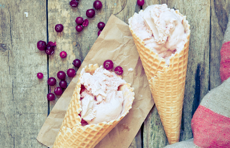 Cranberry Ice Cream