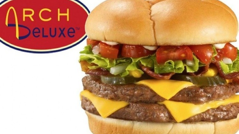 McDonald's Arch Deluxe and logo