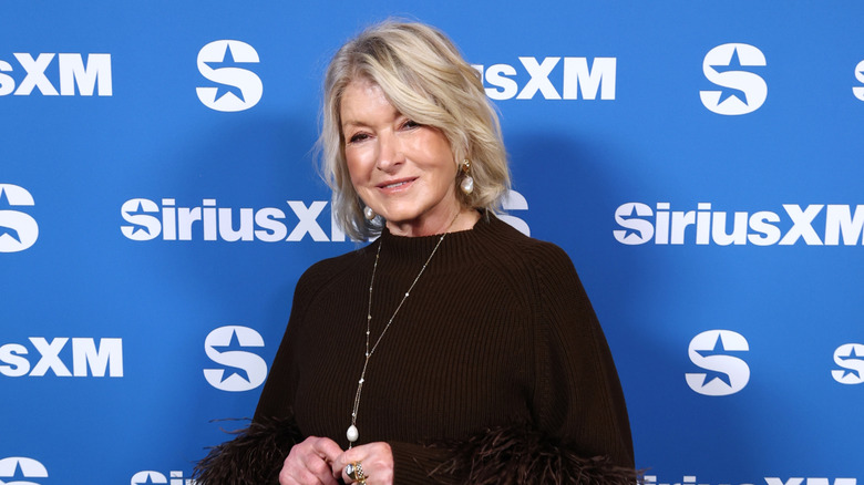 Close up of Martha Stewart smiling