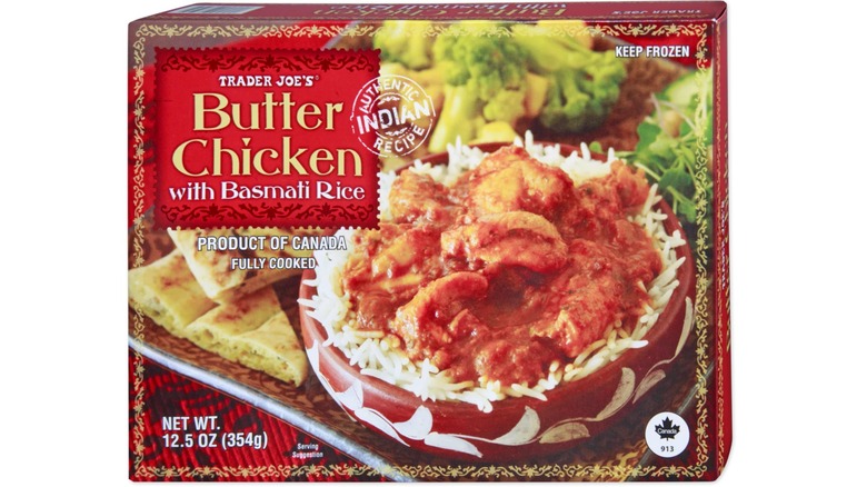 box of Butter Chicken with Basmati Rice