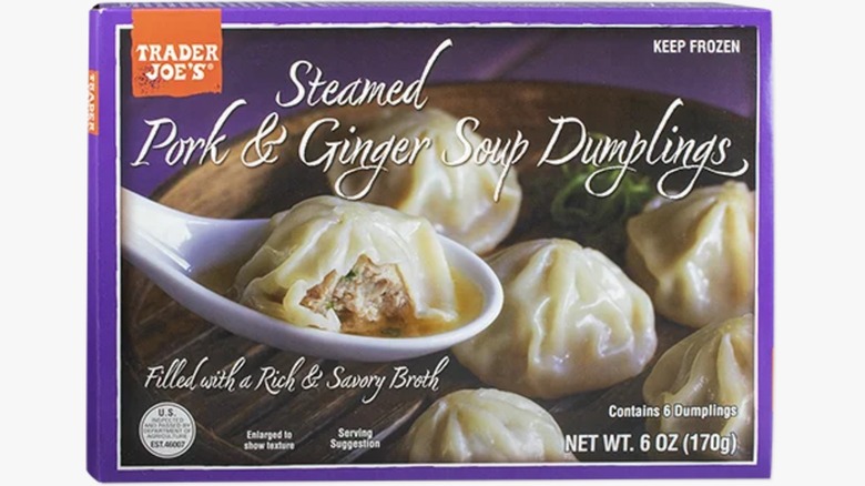 box of Steamed Pork & Ginger Soup Dumplings