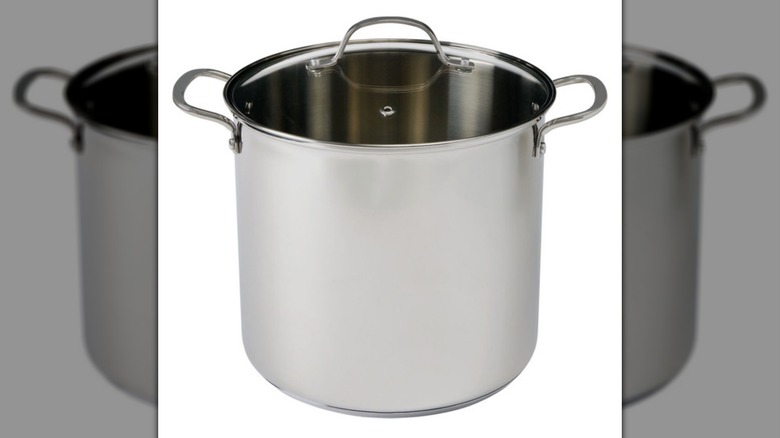 Crofton 12-Quart Stainless Steel Stock Pot on a white background