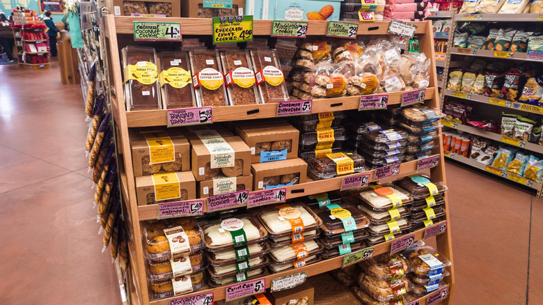 desserts in a grocery store