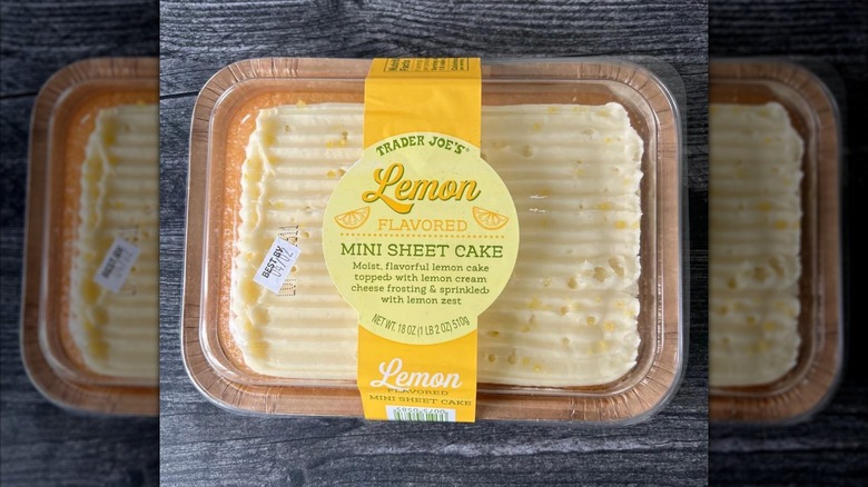 Mini Lemon Sheet Cake - Trader Joe's