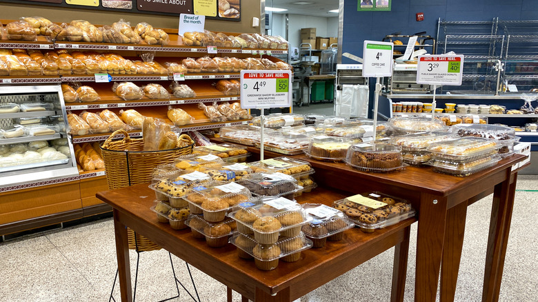 Bakery items in a Publix store