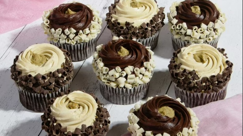 Sams Club dubai chocolate cupcakes