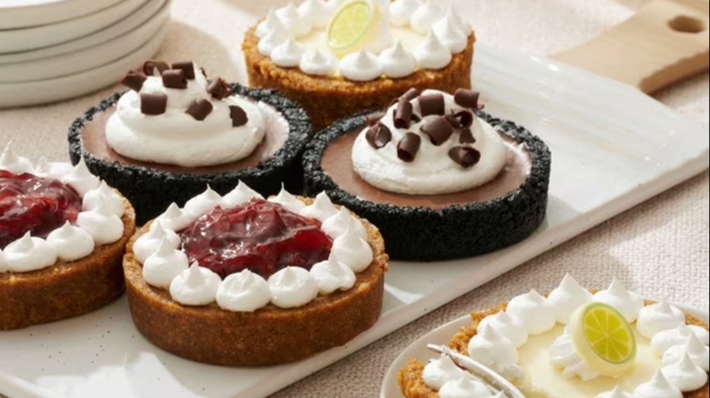 Sams Club mini pies on a serving platter