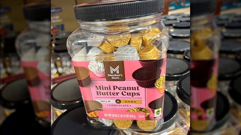 Tub of Members Mark Mini Peanut Butter Cups