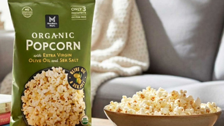 Package of Members Mark Organic Popcorn w/ EVOO & Sea Salt