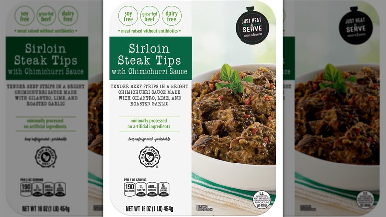 Park Street Deli Sirloin Steak Tips with Chimichurri Sauce