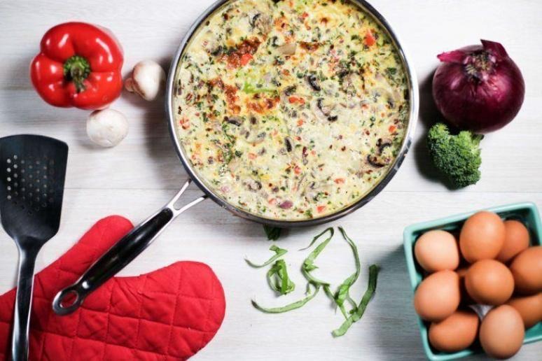 Protein Packed Veggie Fritatta