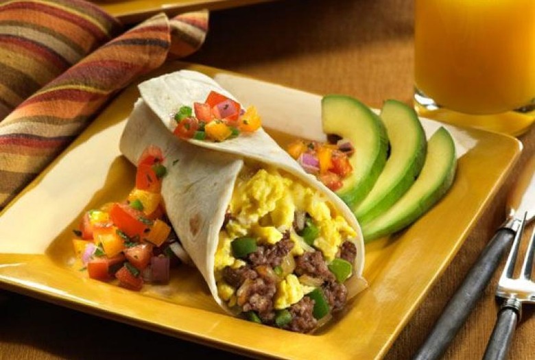 Egg-Filled Breakfast Burrito