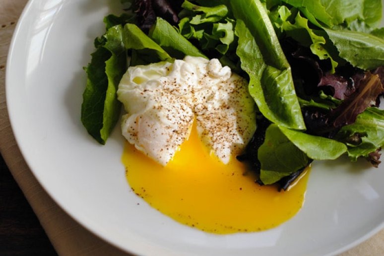 Microwaved Poached Egg