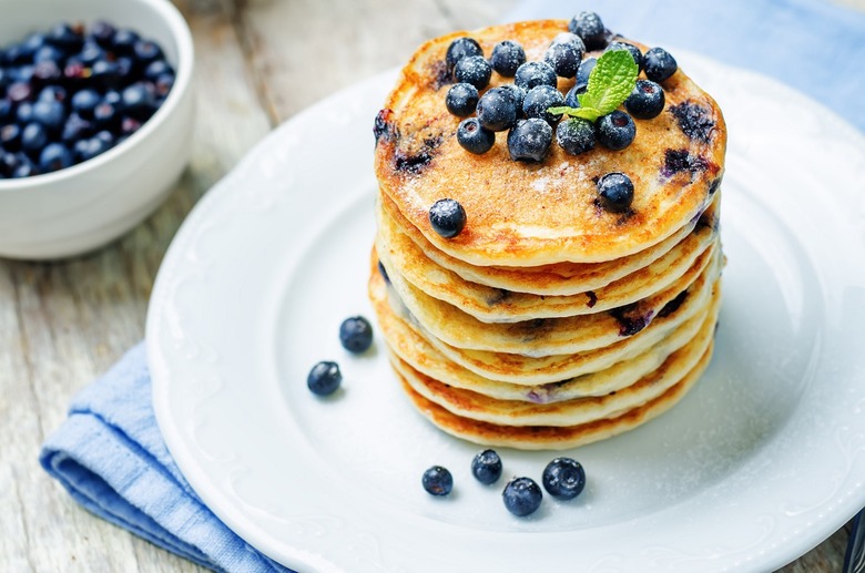 Brain Power Egg and Blueberry Muffin Pancakes