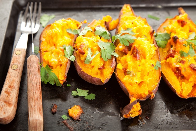 Egg-Stuffed Sweet Potato