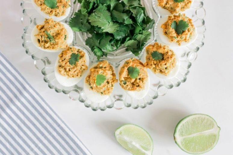 Avocado Devilled Eggs