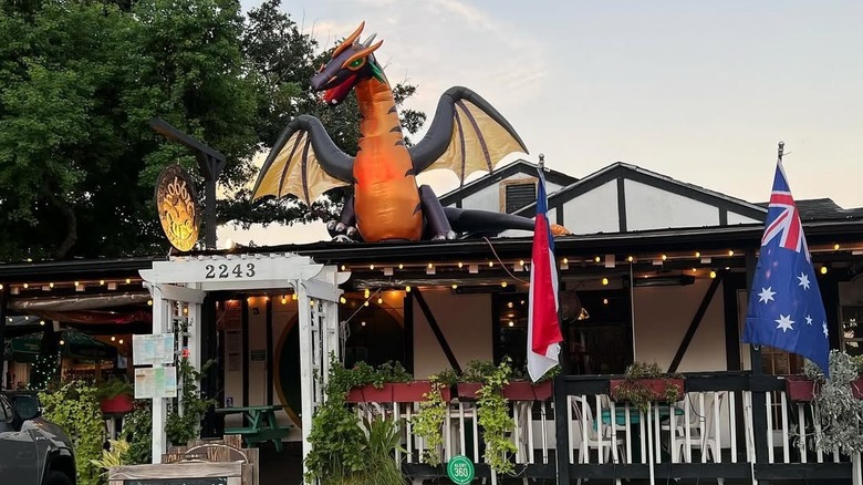 Exterior of The Hobbit Cafe