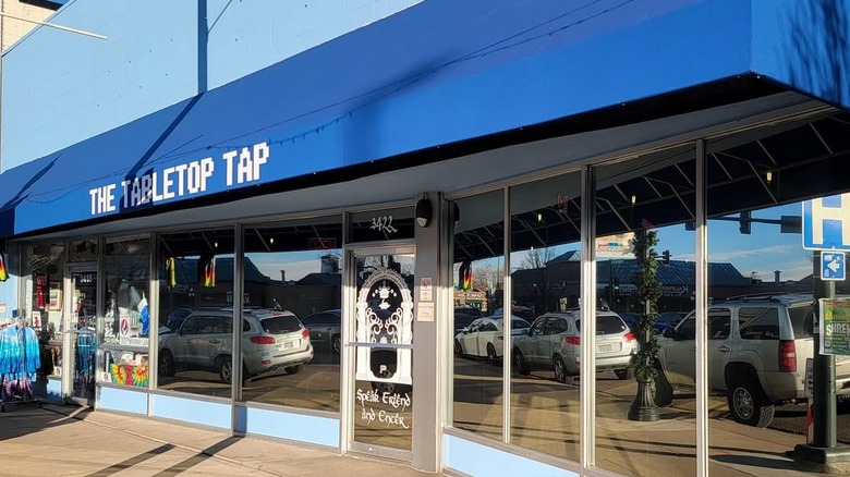 Storefront of The Tabletop Tap