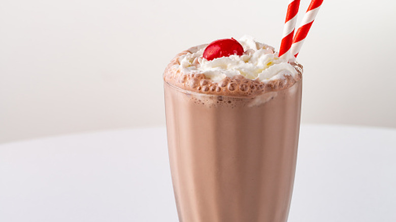 chocolate malted milkshake