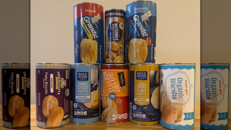 Canned biscuits