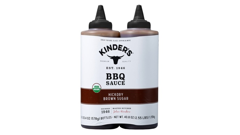 Two pack of Kinder's Organic Hickory Brown Sugar BBQ Sauce
