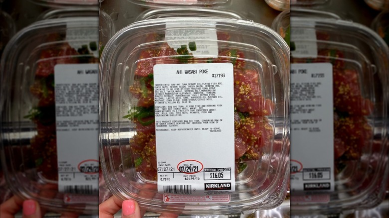 Costco Ahi wasabi poke