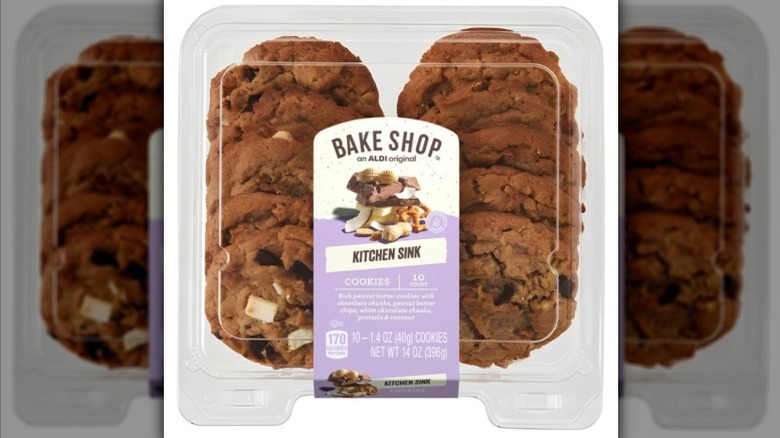 A box of Bake Shop Kitchen Sink Cookies on a white background