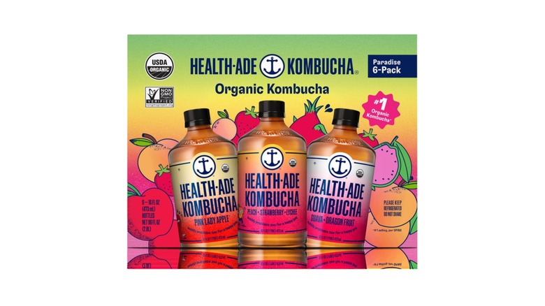 Case of Health Aid Organic Kombucha
