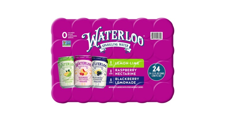 Case of Waterloo Sparkling Water