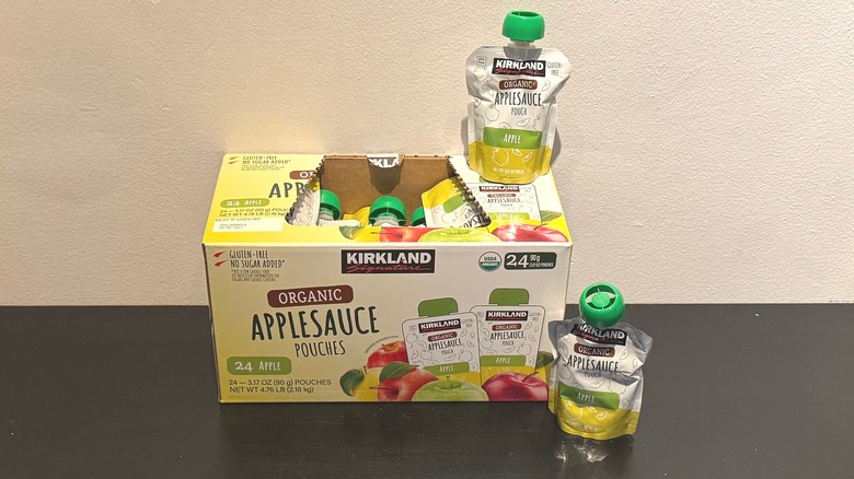 Kirkland's Organic Applesauce Pouches from Costco