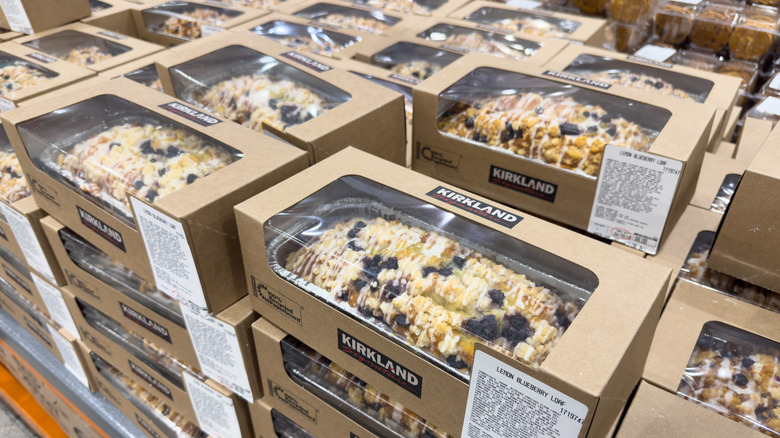 Kirkland Lemon blueberry loaves at Costco