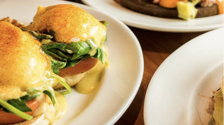 Benedict breakfast meal